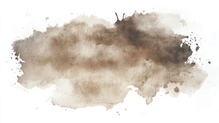 Abstract horizontal watercolor background. Hand drawn vector texture. Brush stroked painting pastel color watercolour