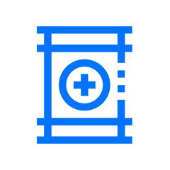 Fototapeta premium Oil icon symbol vector image Illustration 