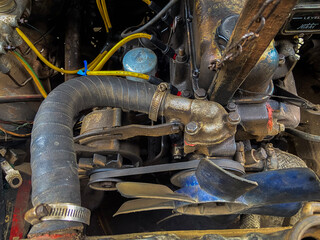 engine of the car