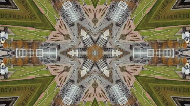 This is a fantastic kaleidoscope of parallel worlds