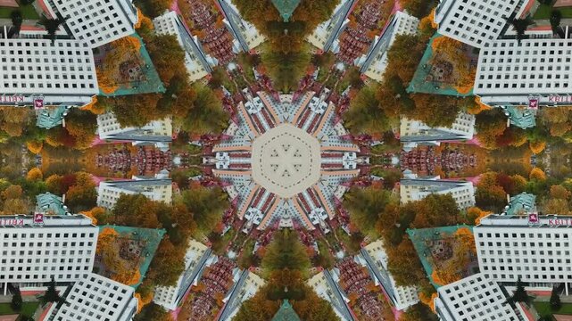 This is a fantastic kaleidoscope of parallel worlds