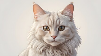 Obraz premium View of adorable Cute domestic domestic cat