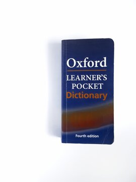 Bogor, Indonesia - October 26, 2024: oxford learner's pocket dictionary fourth edition