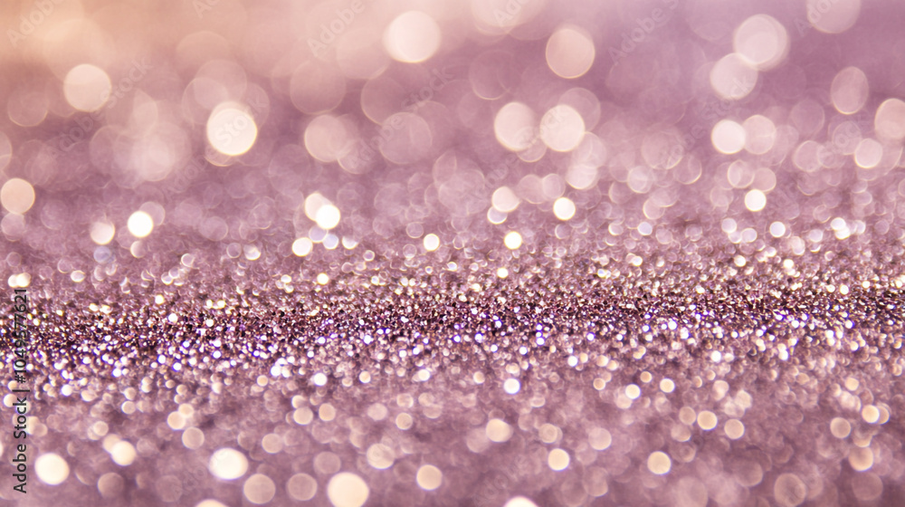 Poster sparkling glitter on a shimmering surface creating a magical and dreamy atmosphere