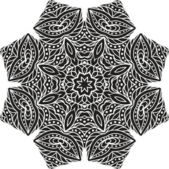 Mandala Pattern Ideas Circular Pattern in the Form of a Mandala Decorative Ornament in Ethnic Oriental Style.