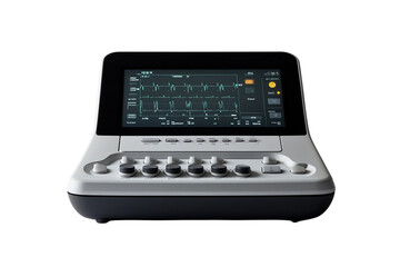 Obraz premium Portable Electrocardiogram (ECG) Machine with Multi-Function Display