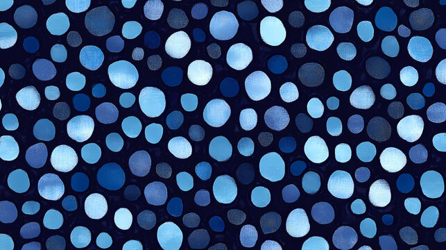 Blue polka dots. seamless blue dots pattern. seamless pattern with blue polka dots. marine seamless pattern. gift wrap pattern. seamless blue dots background. Stippling. Illustration