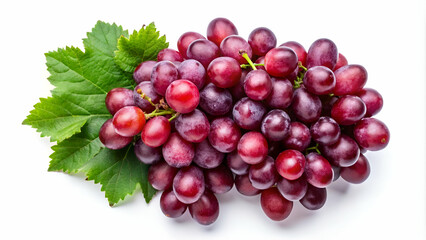 Obraz premium fresh, vibrant red grapes