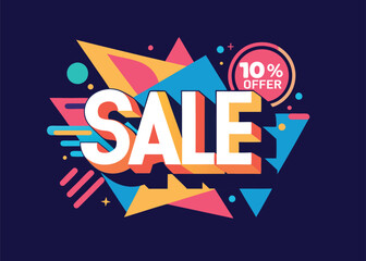 A dynamic and eye-catching badge announcing a flash sale, perfect for e-commerce websites, social media posts, or email marketing campaigns.