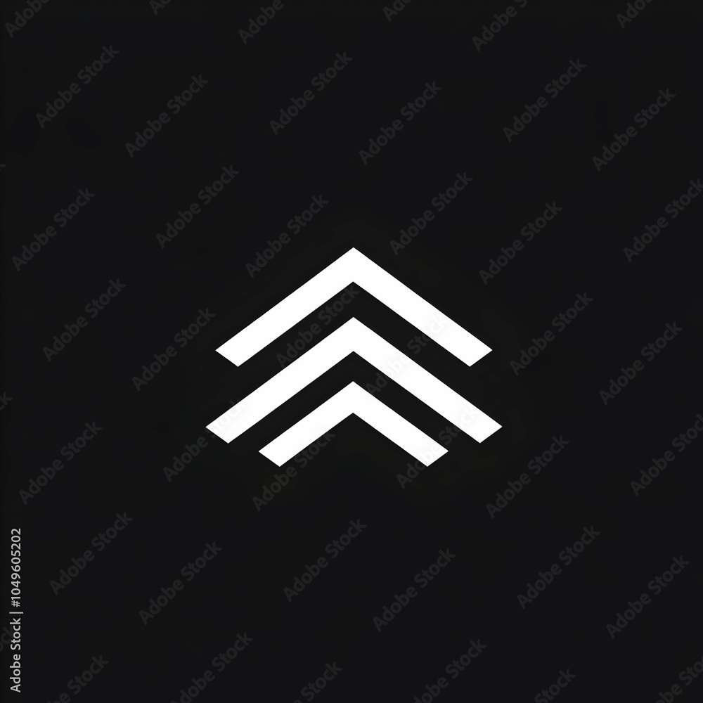 Aufkleber minimalist roof and window icon featuring clean lines and simple design elements