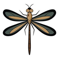Elegant Damselfly Logo Design for Branding and Identity