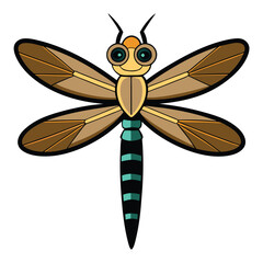 Elegant Damselfly Logo Design for Branding and Identity