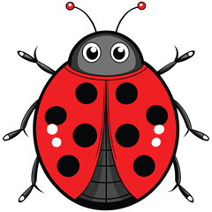 Charming Ladybug Logo Design for Nature and Eco Branding