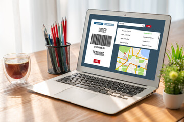 Delivery tracking system for e-commerce and modish online business to timely goods transportation...