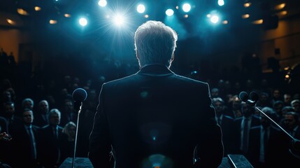 CEO Announces Record Profits in Dramatic Setting