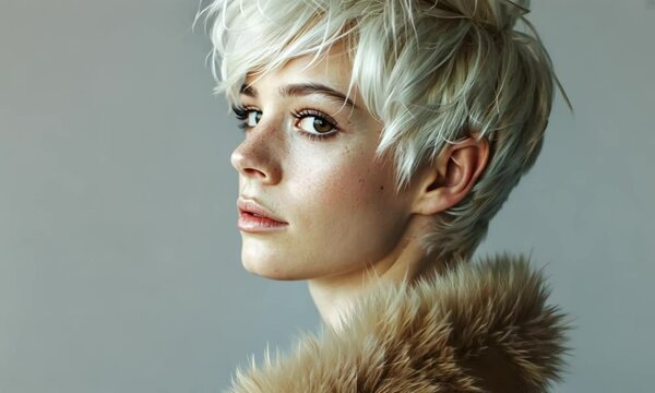 Contemporary Pixie Cut Style Evolution: Professional Showcase of Modern Textured Hair Design featuring Tousled Movement and Urban Edge
