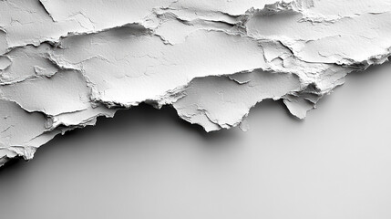 Obraz premium Textured White Paper with Soft Folds for Delicate Design