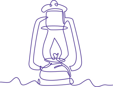 recommend clip art: Oil Lantern Line Art