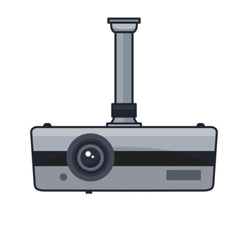 recommend clip art: Simple line art projector icon