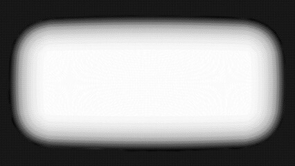 Retro Film Halftone Vignette PNG Transparent Border Effect Overlay