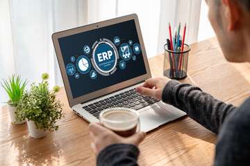ERP enterprise resource planning software for modish business to plan the marketing strategy