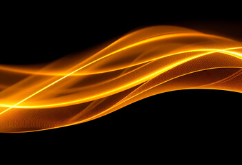 Fototapeta premium Luxurious Golden Waves - Elegant Abstract Gold Texture Background