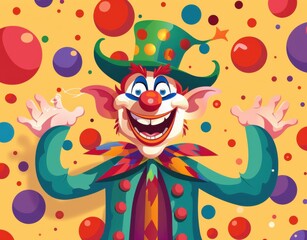 Naklejka premium April Fools Day