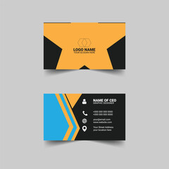 Fototapeta premium Corporate Stylish Business Card Design