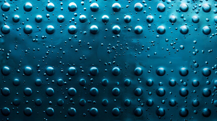 water bubbles on the window for background,Blue water drops background,Macro of water drops on blue background Selective focus,Macro of water drops on blue background Selective focus