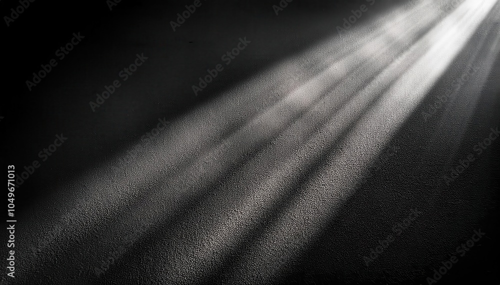 Aufkleber moody dark textured wall background with soft diagonal light rays. ideal for cinematic designs, atmo