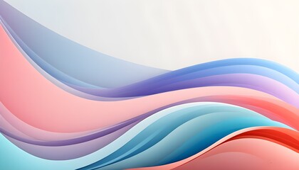 gentle curves of soft pastel hues in a soothing abstract background