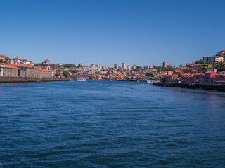 Obraz premium View of Douro River Porto Portugal