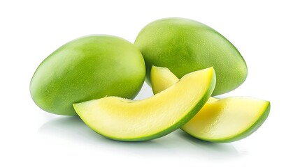 Mango fruit isolated on white background