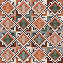 Timeless Quatrefoil Wallpaper Shades of Color in Symmetry