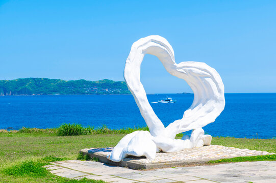 晴れの日の波戸岬