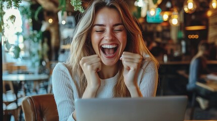 A customer happily using a trusted product showcasing how being trusted by customers builds long-term loyalty