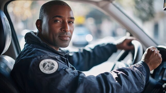 A driver attending a safe driving course promoting safe driving habits and responsible behavior on the road