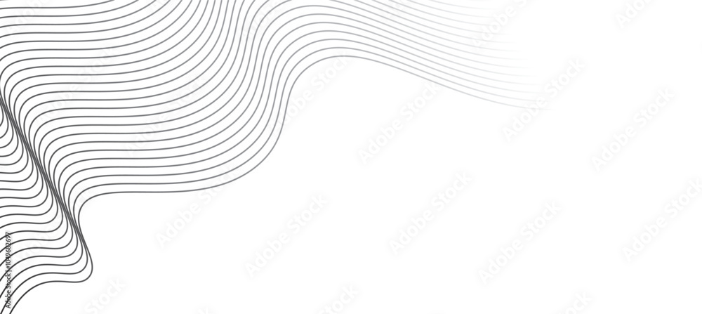 Poster abstract blue blend curve line. geometric dynamic thin line futuristic wave. abstract modern backgro