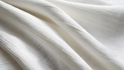 white fabric background, a close-up of a white fabric
