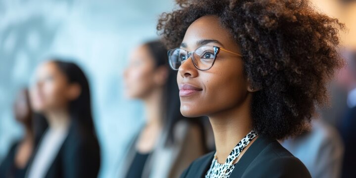 A political awareness event with community leaders promoting the importance of political awareness and staying informed about issues