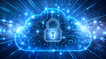 Fototapeta premium Internet Privacy - Binary Combination Lock and Key