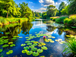 Captivating River Waters capes: From Crystal-Clear Reflections to Rushing Rapids Across Seasons