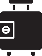 Trolley Bag and Luggage Icon