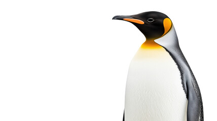 Fototapeta premium Penguin, isolated on transparent background..