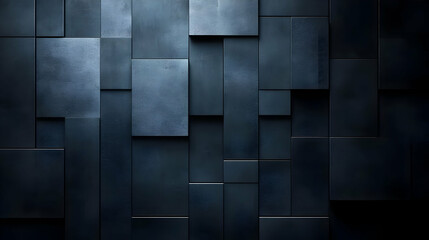 Abstract Background - Dark Blue Geometric Pattern