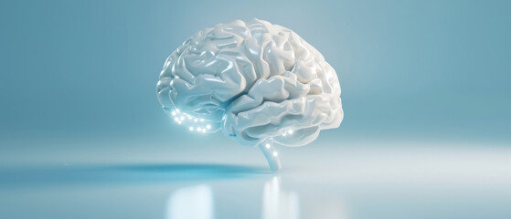 futuristic human brain cyber