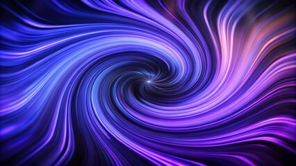 Obraz premium Neon glowing circle lines making a tunnel with a vanishing point. Color lights abstract motion. Speed effect. Colorful wave spiral curve. Black background. Chaos wavy texture. Parallel pattern