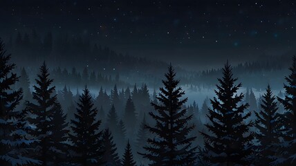 A Cozy Evening: The Magic of Winter Background