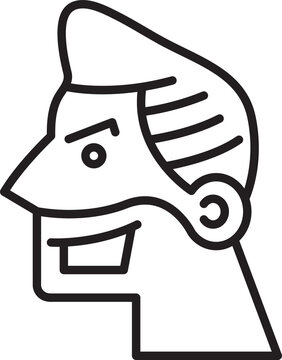 recommend clip art: Angry Man Face Avatar Line Art
                    