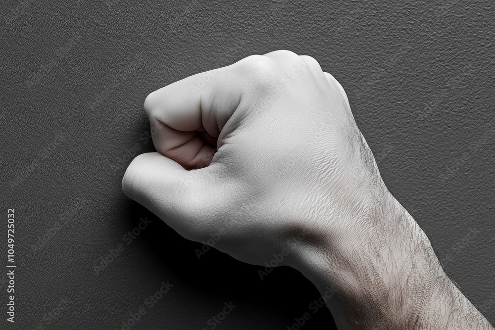 Poster a minimalist design of a single hand holding the reins, symbolizing taking control of oneâ€™s life